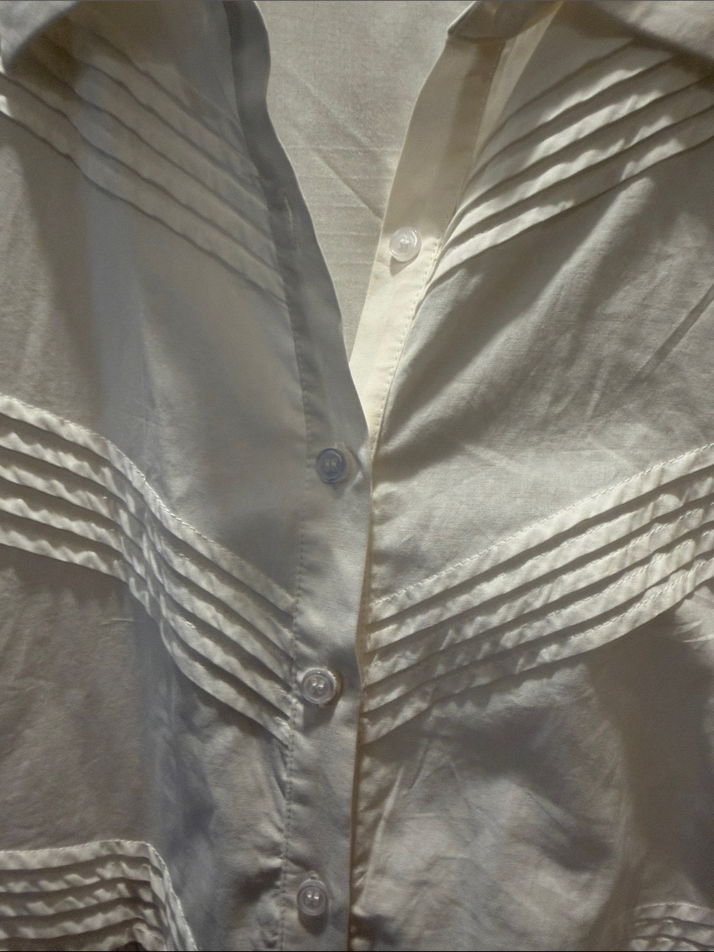 MIA MAC White Button-Front Midi Dress - Picture 3 of 9